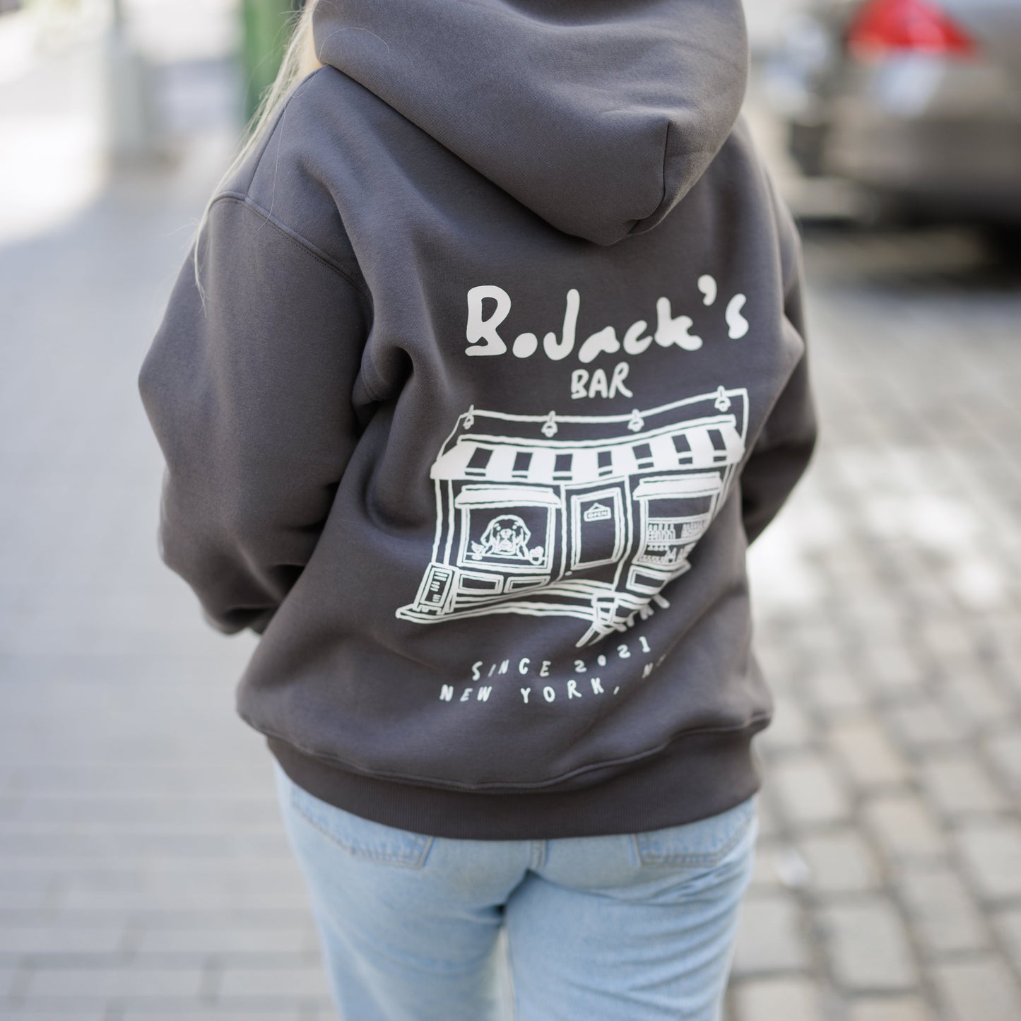 BoJack's Bar Hoodie - Charcoal