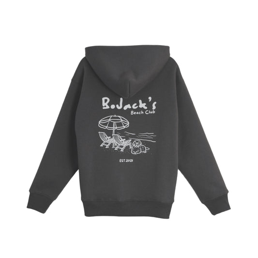 BoJack's Beach Club Hoodie - Charcoal