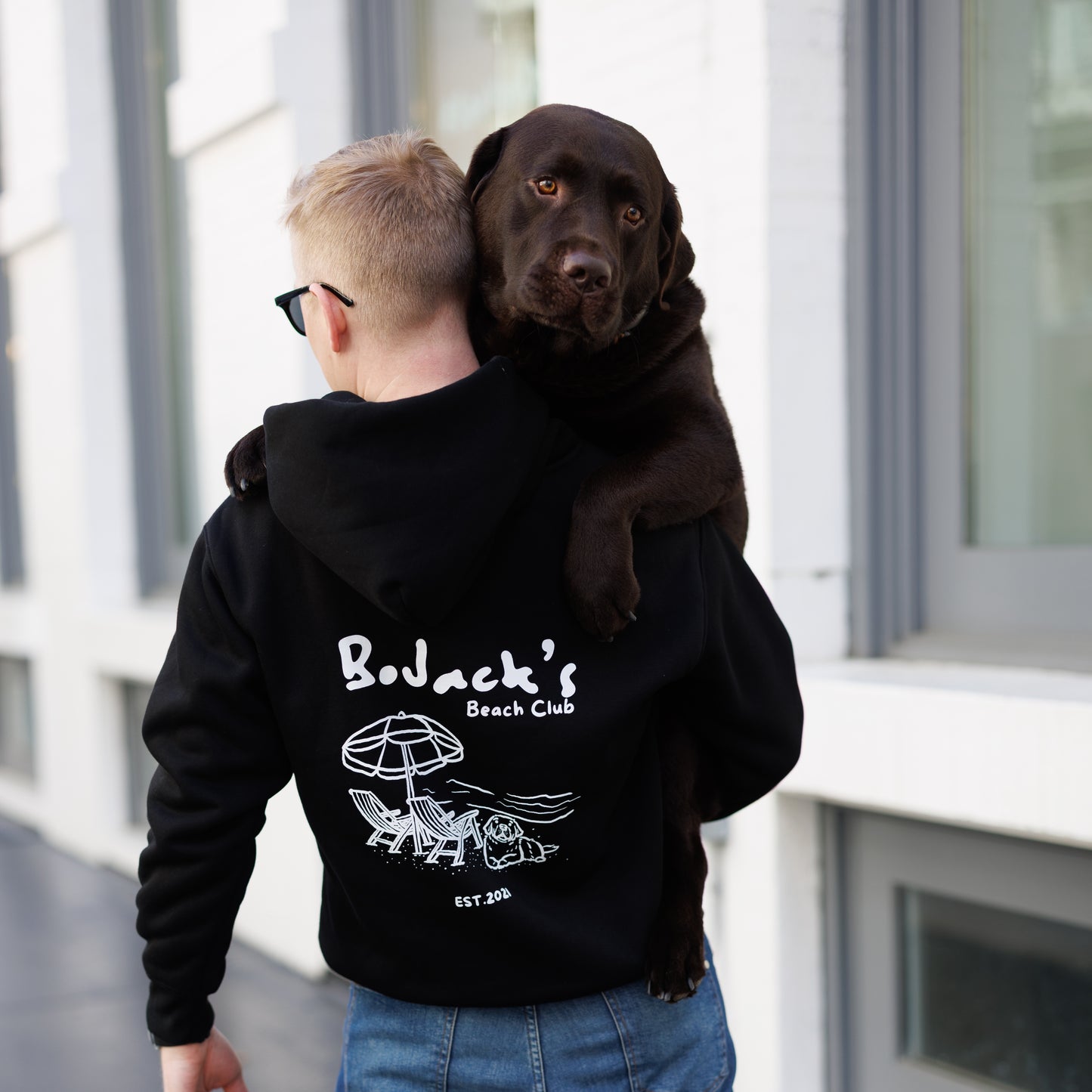 BoJack's Beach Club Hoodie - Black